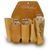 Lineman's Leather Tool Pouch, 5-Pocket