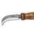 Fixed Blade Skinning Knife with Wooden Handle