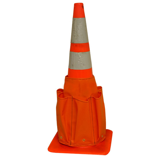 Safety Cone Flashlight and Wand Caddy