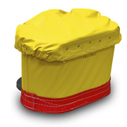 Oval Bucket W/Cover & 2ea. 1840 Hooks
