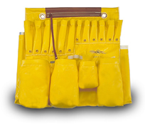 Aerial Tool Apron, Yellow Vinyl-2 Man Bucket