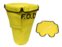 Tapered Bag with Cover, and Square Steel Frame