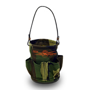 Miniature Tool Bucket W/Pockets, Forest Camo