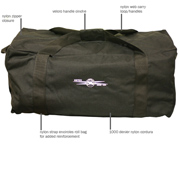 Gear Bag - Nylon Cordura 26" x 12" x 14"